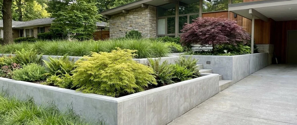 Poured Concrete Retaining Walls in Irvine, CA