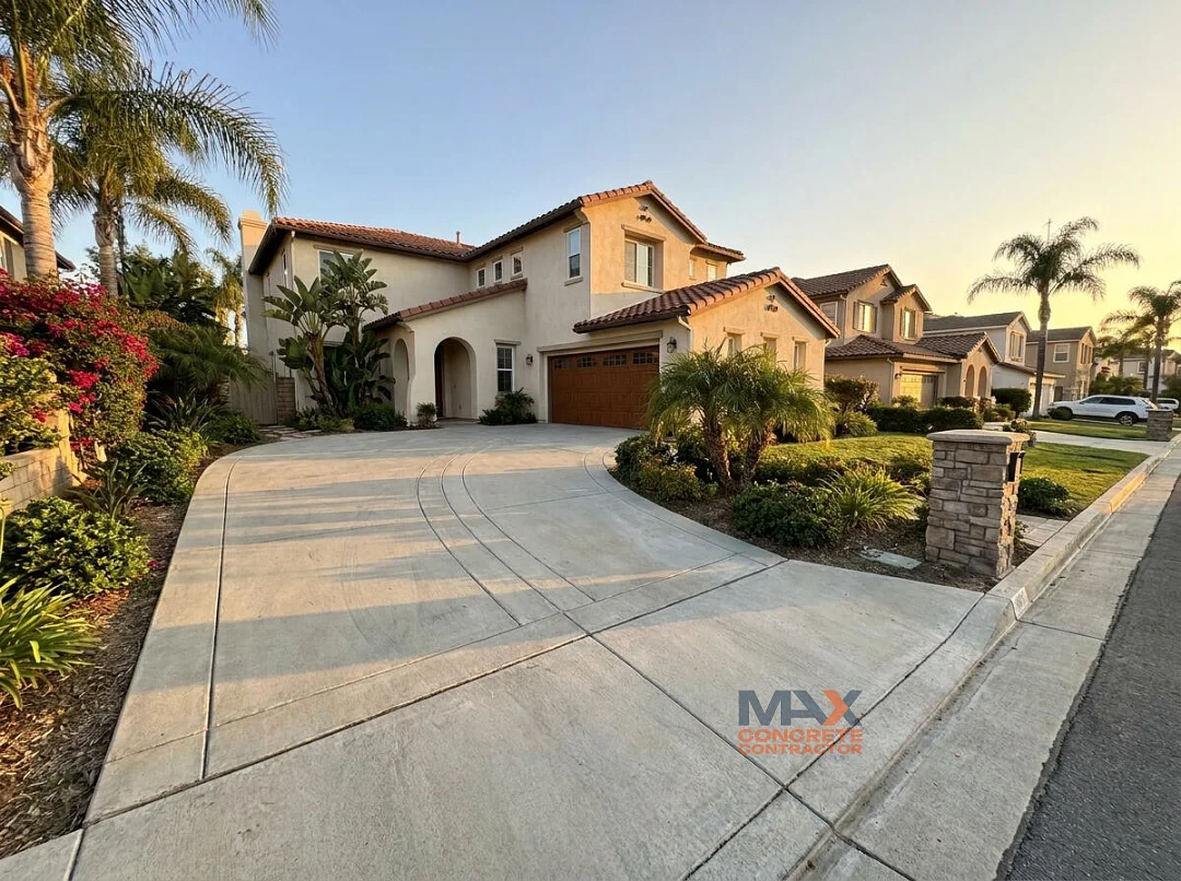 Concrete driveway installation and repair services in Irvine, CA